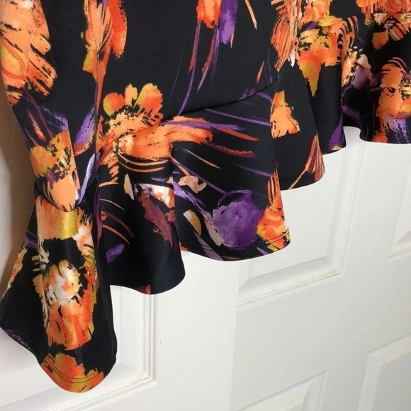 THALIA SODI Tye Dye Floral Ruffle Skirt - Picture 3 of 7